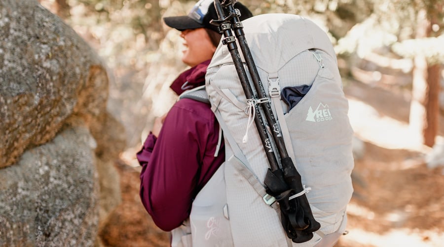 attach hiking poles to backpack Trekking Pole Holder by Orange Mud Use Trekking Pole Hardware Stick Stashers Review: Solving the