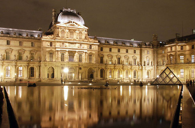 Cảnh đẹp ở Paris cung điện Loure