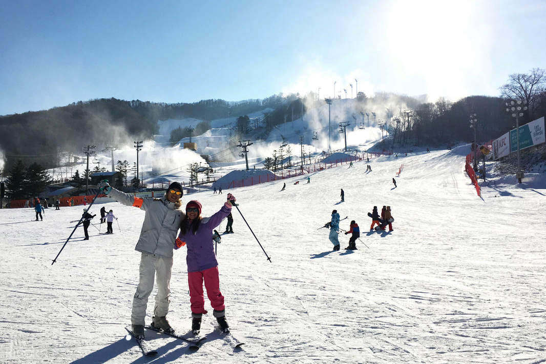 điểm trượt tuyết đẹp ở Hàn Quốc