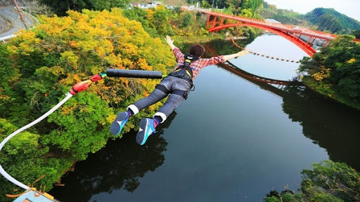 địa điểm nhảy bungee mạo hiểm